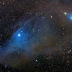 Horse Head Shaped Reflection Nebula IC 4592