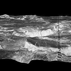  Cylindrical Mountains on Venus 