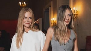 Nicole Kidman And Faith Margret Shimmer At Exclusive Gala