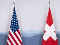Swiss minister lands in Washington for tariff talks