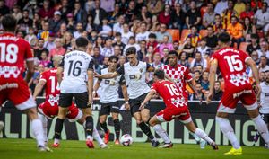 Girona And Valencia Share Points After Intense Draw