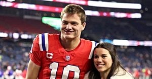 Drake Maye And Wife Ann Michael Shine On And Off Field