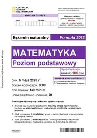 Matura 2025 - matematyka. Tutaj znajdziesz odpowiedzi i arkusze PDF CKE z matematyki poziom podstawowy