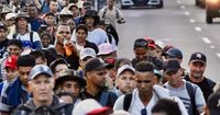 Hundreds of migrants mount protest in southern Mexico in bid to legalize status