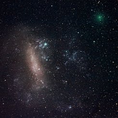  Close Comet and Large Magellanic Cloud 