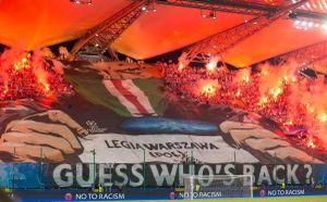 Legia Warsaw Fans Protest Minister Nowacka With Vulgar Banner