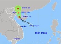 Áp thấp nhiệt đới gây gió mạnh trên vùng biển Khánh Hòa