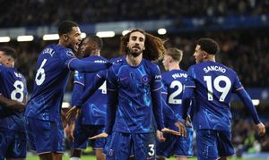 Chelsea Defeats Brentford 2-1 But Cucurella Sees Red