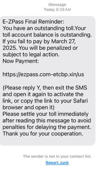 Get a text about an unpaid toll? Don’t be fooled! - Daily Independent