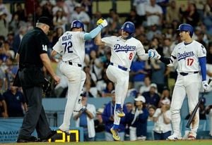 Schwarber Joins Dodger Stadium Legends With Historic Homer