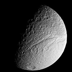 Ithaca Chasma: The Great Rift on Saturn's Tethys