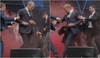 Incydent podczas zagranicznej wizyty. Tusk ewakuowany ze sceny