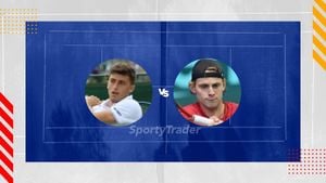 Luca Nardi Faces Zizou Bergs At ATP Dubai 2025