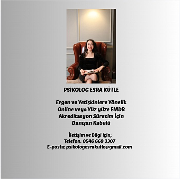 EMDR Akreditasyon Sürecim İçin Danışan Kabulü