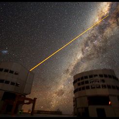 A Laser Strike at the Galactic Center