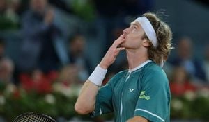 Andrey Rublev Faces Felix Auger-Aliassime In Doha Semifinal