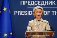 Statement by President of the European Commission Ursula von der Leyen with President Vučić of Serbia - EU u Srbiji
