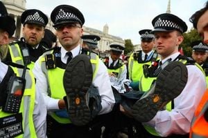 Hundreds Arrested At London Protest Amid Tensions