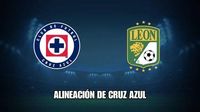 Cruz Azul hoy: alineación vs León por La Liga MX
