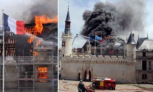 Fire Engulfs Paris Town Hall, No Casualties Reported