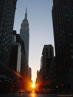 Manhattan’da Gün Batımı