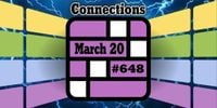 Today's Connections Hints & Answers For March 20, 2025 (Puzzle #648)