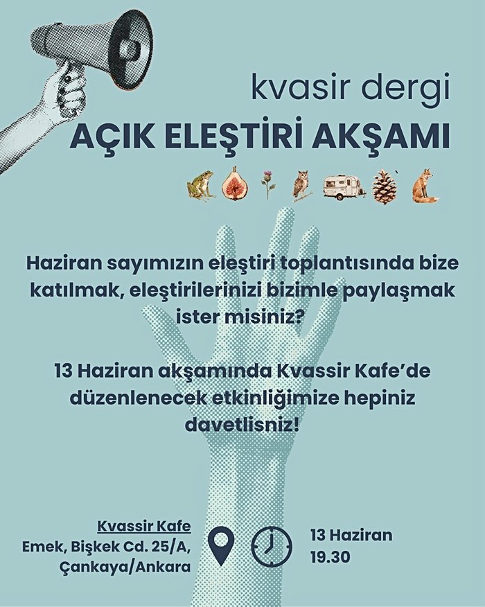 Kvasir Dergi: Açık Eleştiri Akşamı