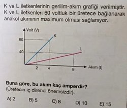 Buna göre akım kaç amperdir?