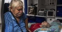 Russian glide bomb attack in eastern Ukraine kills at least 24 people collecting their pensions