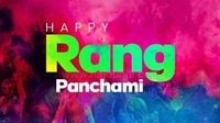 Rang Panchami 2025: Date, Significance, Rituals, and Celebrations