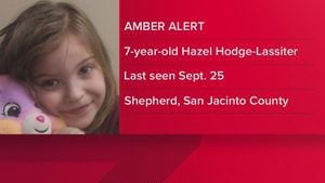 AMBER Alert Issued For 7-Year-Old Hazel Hodge-Lassiter