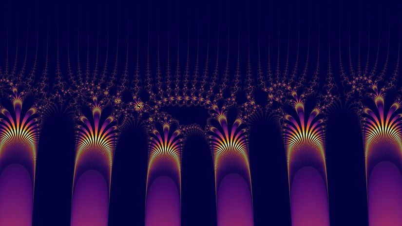 Üstel Collatz fraktal