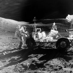 Apollo 17's Lunar Rover