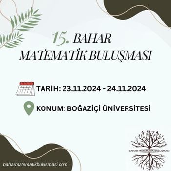 15. Bahar Matematik Buluşması