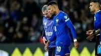 Mbappé to return to Madrid with ankle injury