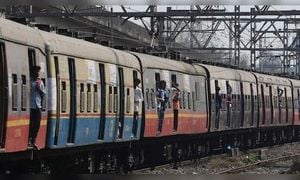 Tilted Girder Causes Major Disruption To Mumbai Train Services