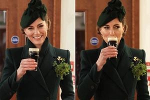 Princess Kate Celebrates St. Patrick's Day With The Irish Guards