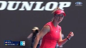 Keys Facing Svitolina In Australian Open Quarterfinals