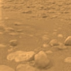 The Surface of Titan from Huygens