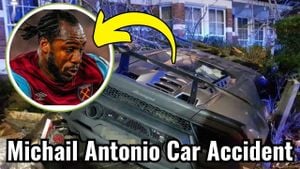 West Ham Forward Michail Antonio Recovering After Traffic Accident