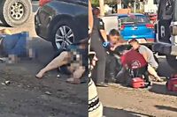 Pipa atropelló a 5 personas en el terraplén de los cocos en La Paz; los llevaron al hospital - BCS Noticias