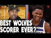 Jeff Teague DEBATES if Anthony Edwards is BEST Timberwolves scorer ever