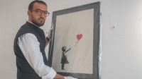 Builder ‘helped steal Banksy to add to heart-themed art collection’