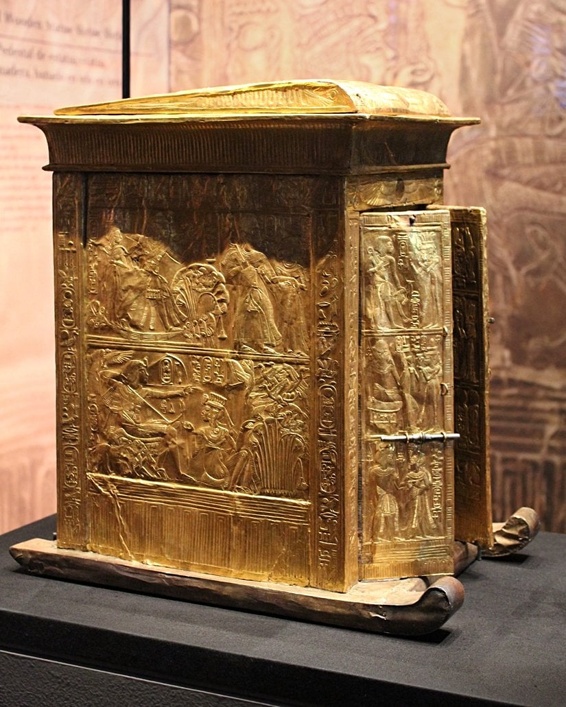 Tutankhamun'un Yaldızlı Ahşap Mabeti