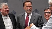 Schwarzenegger downplays Trump and backs Vatican initiative to 'terminate' global warming