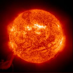 A Solar Prominence from SOHO