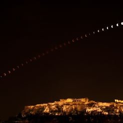 Eclipse over the Acropolis