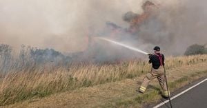 World War Two Bombs Complicate North Yorkshire Moor Fire