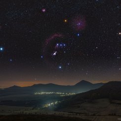  Orion over the Central Bohemian Highlands 