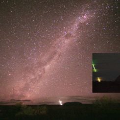 Fireball at Ayers Rock